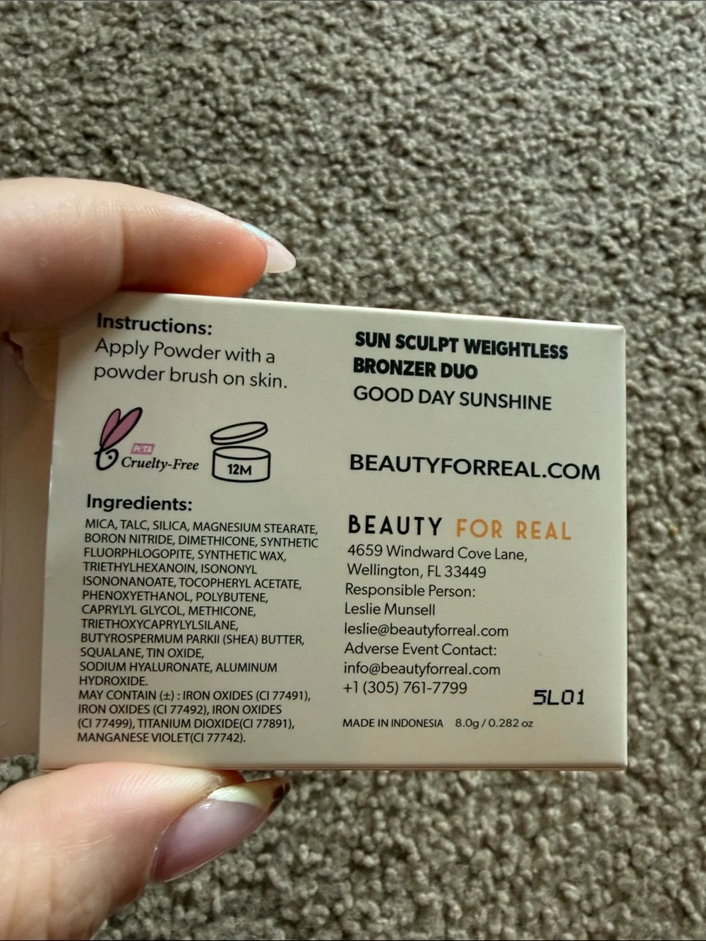 B68 Beauty For Real Sun Sculpt Weightless Bronzer Duo